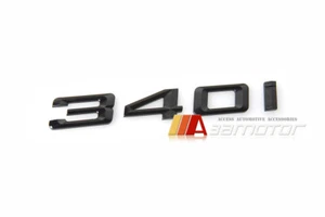 Gloss Black Trunk Rear Emblem Badge Letter 340i Fit for BMW F30 F31 F34 3-Series - Picture 1 of 2