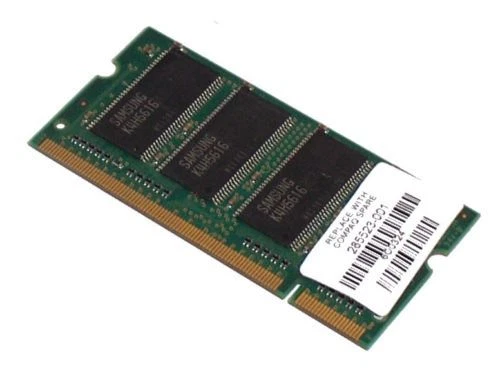 Compaq 285523-001 256MB PC2100 266MHz CL2.5 DDR 200-Pin SO-DIMM - Immagine 1 di 1