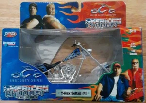 Orange County Choppers - American Die Cast 1:18 Scale T-Rex Softail #1 - Picture 1 of 12