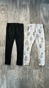 Girls Disney & Jumping Beans Leggings, Size 4, Princesses, Sparkles, 2 pc set - Picture 1 of 13