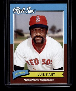 2020 Topps X Super 70s Sports #MM-3 Luis Tiant Magnificent Mustaches Mint
