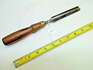 Gouge, Vintage Jennings & Griffin 1/2" Wide Cut Woodworkers Gouge 10-5/8" Lg USA - Picture 1 of 7
