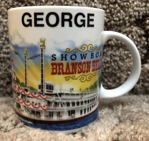 Taza personalizada GEORGE con barco de exhibición Branson Belle White River Landing MO - Imagen 1 de 12