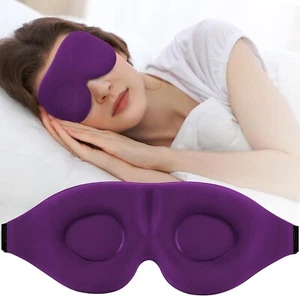 ZGGCD Sleep Mask for Side Sleeper Women Men Eye Mask for Sleeping Light Blocking - Picture 1 of 7