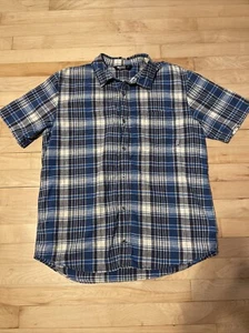 Outdoor Research Weisse Shirt Large Men’s Blue Plaid Hiking - Picture 1 of 9