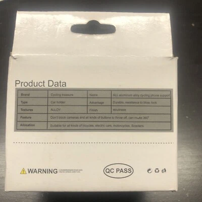 Motorcycle Handlebar Cell Phone Holder 360° Rotation Mount - Image 1 of 4