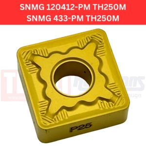 10 x SNMG 120412-PM TH250M für Stahl !NEU, mit Rechnung! - Picture 1 of 1