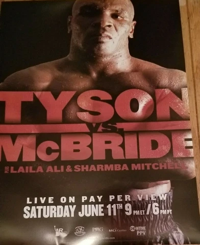 Mike Tyson vs Kevin McBride fight poster Cover