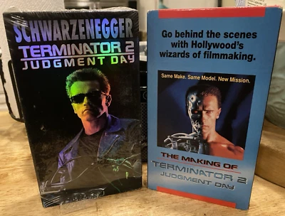Terminator 2 Judgement Day + Making of Terminator 2 VHS - Image 1 of 4