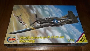 North American P-51 / F-6A Mustang kit 1:72 MPM 72085. new, sealed with resin - Foto 1 di 12