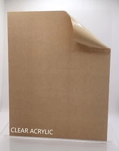 Acrylic Plexiglass Sheet - 1/8" Thick (3mm) - Clear - Pick Your Size - Picture 1 of 4