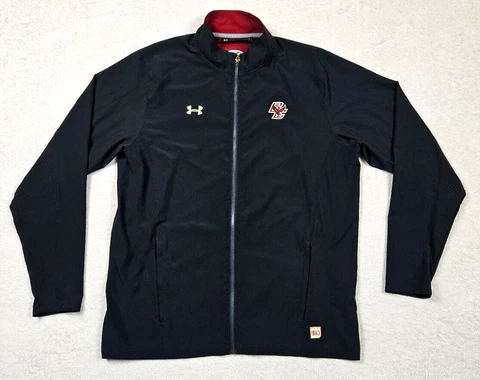 Under Armour Boston College Eagles Full Zip Windbreaker Jacket - Men’s Large Cover