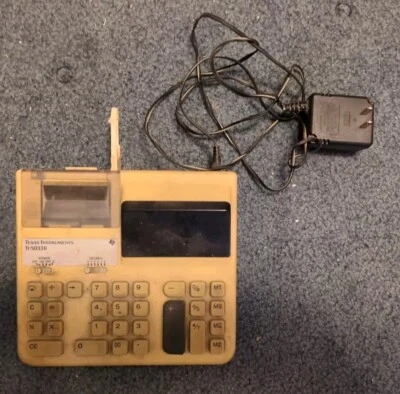 Texas Instruments TI-5033 II Super View Printing Tax Receipt Calculator Working - Image 1 of 4