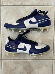 Nike Vapor Untouchable Pro CF Low TD Football Cleats White/Navy Blue Sz 12 - Picture 1 of 7