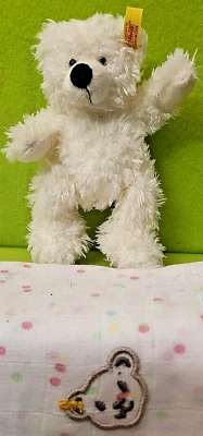 Steiff super süßer TEDDY "Lotte" für Karstadt 673351 weiß 18cm KF sGUT - Bild 1 von 4