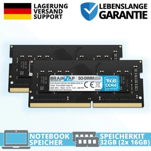 32GB (2x 16GB) DDR4 RAM PC4-2666V-SAB-10 SO-DIMM 1Rx8 1.2V CL19 Notebook Laptop - Bild 1 von 1