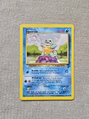 Pokemon TCG | Squirtle 93/130 | Base 2 | NM - Image 1 of 2
