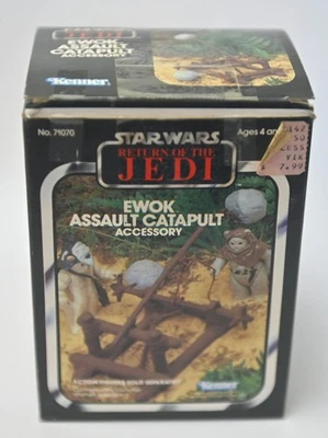 Catapulta de asalto Ewok Star Wars Return of the Jedi 1983 como nueva en caja roja Foto 1 de 4