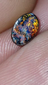 Opalton Boulder Opal Edelstein.  Polierter Blingy Stein. Selten* - Bild 1 von 4