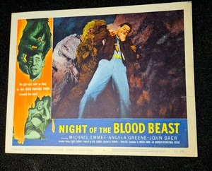 LA NOTTE DELLA BESTIA DI SANGUE (1958) Lobby Card originale US 11"x14" #4 - Foto 1 di 4