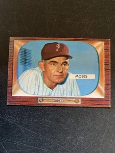 1955 Bowman #294 Wally Moses - Picture 1 of 2