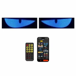 Wireless Bluetooth Flexible Eye Animation LED Matrix Dual Panel 120mm X 595mm - Bild 1 von 3