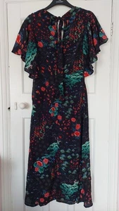Lily And Lionel Floral Dress Size Small Short Sleeve - Picture 1 of 8