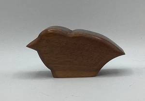 MCM Handcrafted Wood Bird Stamp Dispenser 4” Long 2” High 1.75” Wide - Picture 1 of 5
