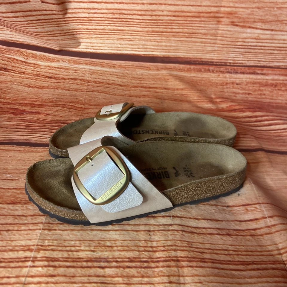 Sandalias Birkenstock Madrid Hebilla Grande Cuero Cómodas Talla 6.5 Foto 1 de 4