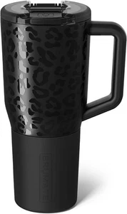 Taza de café aislada 100 % a prueba de fugas BrüMate Müv ónix leopardo NUEVA - Imagen 1 de 2