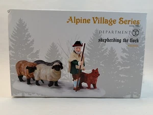 Department 56 Alpine Village Series Sheperding the Flock, 4050906 Neu in OVP versiegelt - Bild 1 von 6