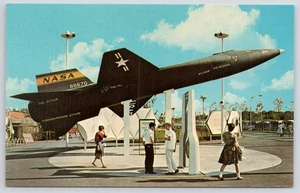 Postkarte X-15 Raketenflugzeug US Space Park New York Weltausstellung 1964-1965 NY - Bild 1 von 2