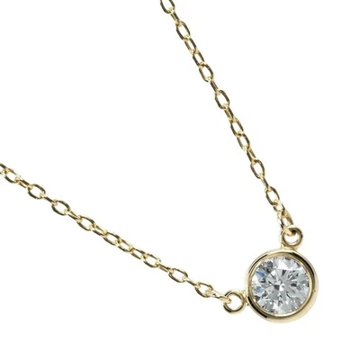 TIFFANY&Co. By the yard Necklace 0.22ct VS2/G/3EX K18 yellow gold/diamond ... - Image 1 of 4