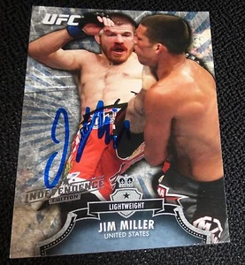 Jim Miller Signed 2012 Topps UFC Bloodlines 2013 Independence Edition Card #73 - Picture 1 of 3