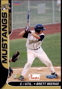 2006 Martinsville Mustangs Choice #15 Brett Mieras Omaha Nebraska Baseball Card