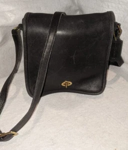 Bolso Bandolera Coach Legacy Companion De Colección Cuero Negro - Imagen 1 de 12