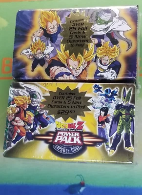 Dragon Ball Z DBZ TCG CCG Score Capsule Corp Power Pack Set of 2 Sealed - Image 1 of 2