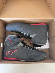Zapato Alpinestars Sector Negro Gris Rojo 11.5 Hombre Zapato de Motocicleta - Imagen 1 de 4