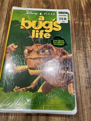 Disney Pixar  A Bugs Life VHS Tape  New Sealed Rare Hopper Clamshell - Image 1 of 3