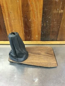 Fiat 124 Spider 70-78 • Original Center Console Shift Panel w/ Wood. Used. KF235 - Picture 1 of 13