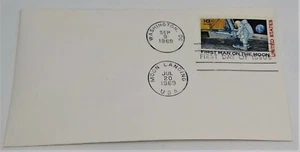 2 Identical FDC 1969 Moon Landing, Envelopes, First Day Covers, 3 1/2" x 6 1/2" - Picture 1 of 1