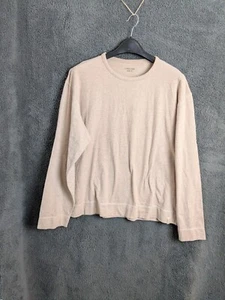 Cherokee Mens casual jumper pullover size XL beige long sleeve soft touch cotton - Picture 1 of 9