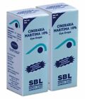 3 X SBL Cineraria Maritima 10% Eye Drops 10ml Herbal Ayurveda Natural Eye Pain