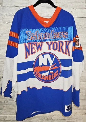 Starter New York Islanders Vintage VTG Sweater Shirt NHL 1980's or 1990's Sz: XL Cover