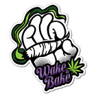 Wake and Bake Sticker Decal 420 Dope Car Funny #7092HP