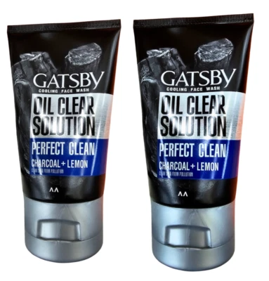 2 X Gatsby Oil Clear Solution Perfect Clean Cooling Face Wash 100G - Express - Image 1 of 4