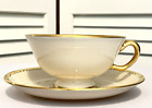 Lenox Tuxedo Ivory Gold Cup and Saucer