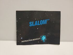 Slalom (Nintendo) Black Box NES Instruction Manual Only