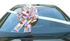 BIG CAR BOW - Mega Giant Extra Large Bow New Cars, Birthday Presents, Big Gifts