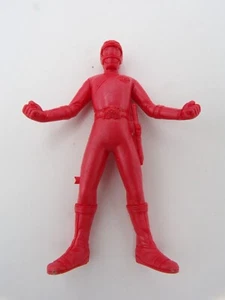 2001 Bandai Japan Sentai 3" Gaoranger Red Rubber Figure Power Rangers Wild Force - Picture 1 of 3